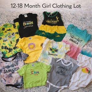 Toddler 12-18 Month Jamaica Jamaican Clothing Lot